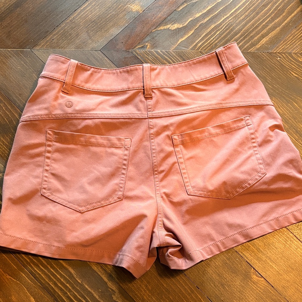 Lululemon Athletica High Waist Pink Shorts - Picture 5 of 7